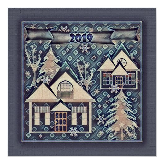 Nieuw jaar, Kerstmis Perfect Poster (Voorkant)