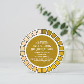 Nieuw jaar laden kaart (Staand voorkant)