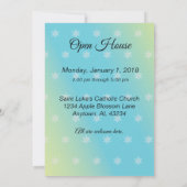 Nieuw jaar Nieuw begin Open House Kaart (Achterkant)