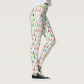 Nieuw jaar nieuw jaar wit kerstboomfeest leggings (Rechts)