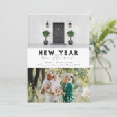 Nieuw jaar nieuwe avontuurkaart voor multi-fotovak (Staand voorkant)