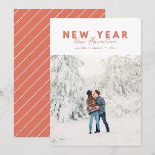 Nieuw jaar nieuwe avontuurlijke fotokaart