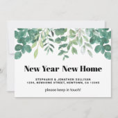 Nieuw jaar Nieuwe Thuisgroene aankondiging (Voorkant)