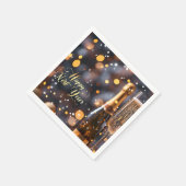 Nieuw jaar papier Napkin Servet (Hoek)