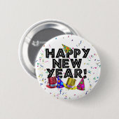NIEUW JAAR! RONDE BUTTON 5,7 CM (Voorkant /achterkant)