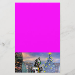 NIEUW JAAR VAN EEN CYBORG BRIEFPAPIER