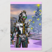 NIEUW JAAR VAN EEN CYBORG BRIEFPAPIER (Voorkant)