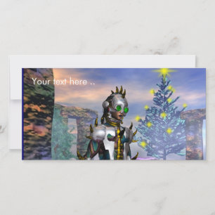 NIEUW JAAR VAN EEN CYBORG FEESTDAGENKAART