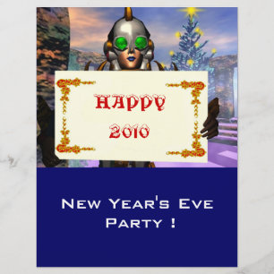 NIEUW JAAR VAN EEN CYBORG FLYER