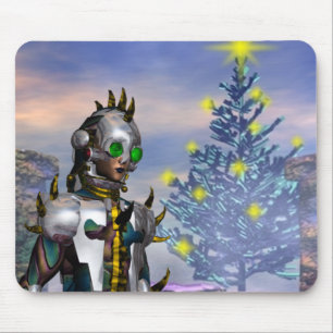 NIEUW JAAR VAN EEN CYBORG UIT DE TOEKOMST MUISMAT