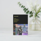 NIEUW JAAR VAN EEN CYBORG VISITEKAARTJE (Staand voorkant)