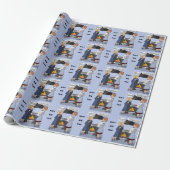 Nieuw jaar — Verpakkingspapier voor nieuwe oplossi Cadeaupapier (Uitgerold)