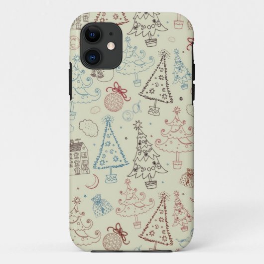 Nieuw jaarspatroon Case-Mate iPhone case (Achterkant)