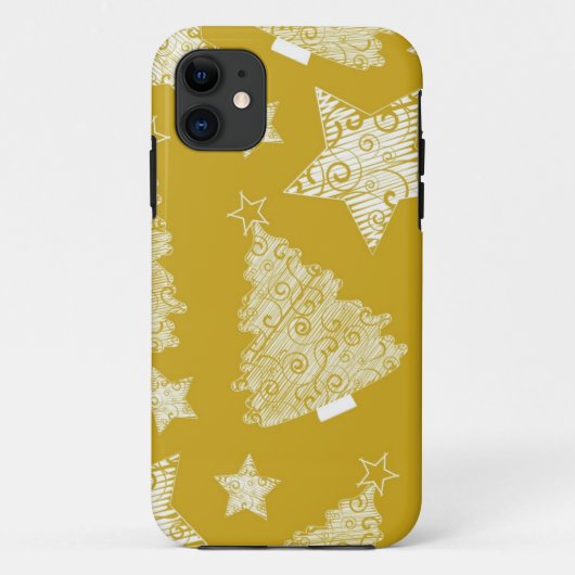 Nieuw jaarspatroon Case-Mate iPhone case (Achterkant)