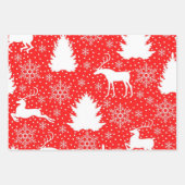 Nieuw jaarspatroon inpakpapier vel (Voorkant 3)