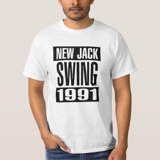 Nieuw Jack Swing 1991 - Wit T-shirt (Voorkant)
