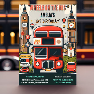 Nieuw Jongen Schattige Meisje Tour City Party Bus  Kaart