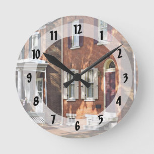 Nieuw Kasteel DE - Rij van Herenhuizen Ronde Klok