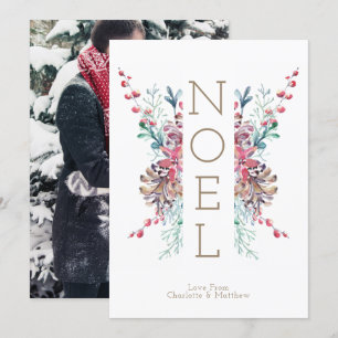 Nieuw kerstfoto van Noel Persoonlijke Winter Kaart