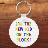 Nieuw Kind op het Blok Sleutelhanger (Voorkant)