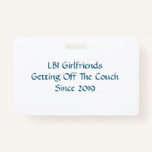 NIEUW! LBIG Badge & Lanyard (Achterkant)