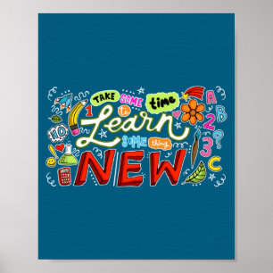 Nieuw Leren Iets Onderwijs Motiverend Leren Poster
