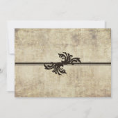 nieuw leven bruiloft uitnodiging in wijn (Achterkant)