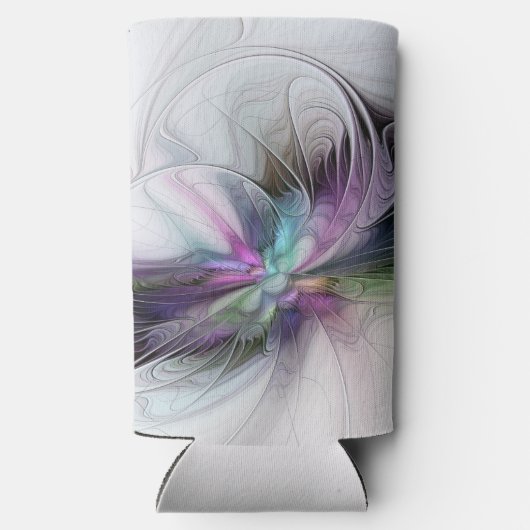 Nieuw leven, kleurrijke Abstracte fractale kunst F (Achterkant)