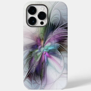 Nieuw leven, kleurrijke Abstracte fractale kunst F Case-Mate iPhone 14 Pro Max Hoesje