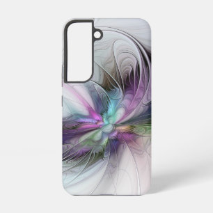 Nieuw Leven, Kleurrijke Abstracte Fractale Kunst F Samsung Galaxy Hoesje