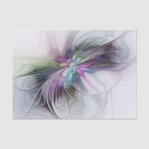 Nieuw leven, kleurrijke Abstracte fractale kunst F Tissuepapier
