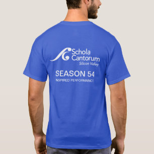 NIEUW logo van het Schola Cantorum KORT t-shirt