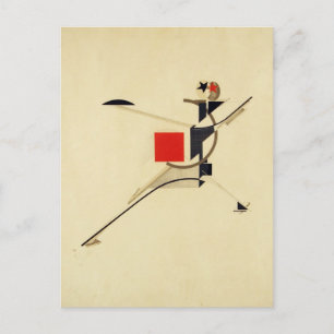 Nieuw Man van El Lissitzky Abstract Briefkaart