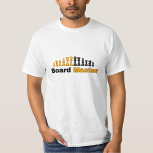 NIEUW! Master the Board - Schaak T-shirt