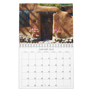 Nieuw Mexicaans landschap Kalender
