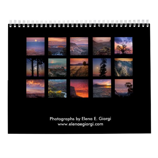 Nieuw Mexico 2018-2019 15-maands kalender (Achterkant)