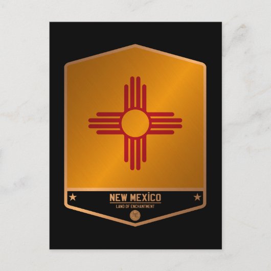 Nieuw Mexico Briefkaart (Voorkant)