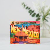 Nieuw Mexico-Briefkaart Briefkaart (Staand voorkant)