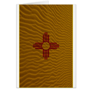 Nieuw Mexico Flag Dessert Sand