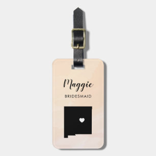 Nieuw Mexico Kaart Bagage Label, Huwelijksfeest We Bagagelabel