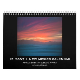 Nieuw-Mexico kalender voor 15 maanden, 2019-2020