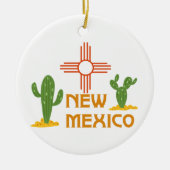 Nieuw Mexico Keramisch Ornament (Voorkant)