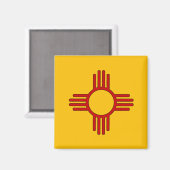 Nieuw Mexico Magneet (Voorkant / Achterkant)