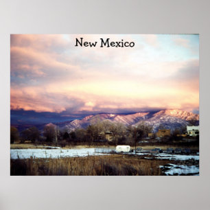 Nieuw Mexico-poster Poster