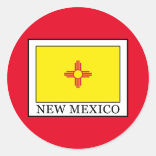 Nieuw Mexico Ronde Sticker