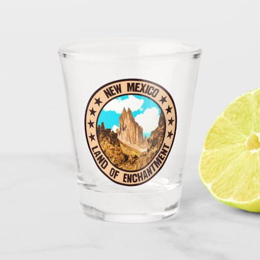 Nieuw Mexico Shot Glas (Voorkant)