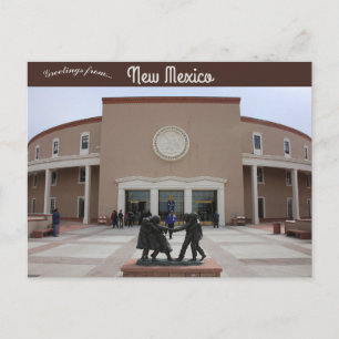 Nieuw Mexico Stad Capitol Santa Fe Nieuw Mexico Briefkaart