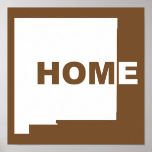 Nieuw Mexico-startpunt weg van het Poster van de s