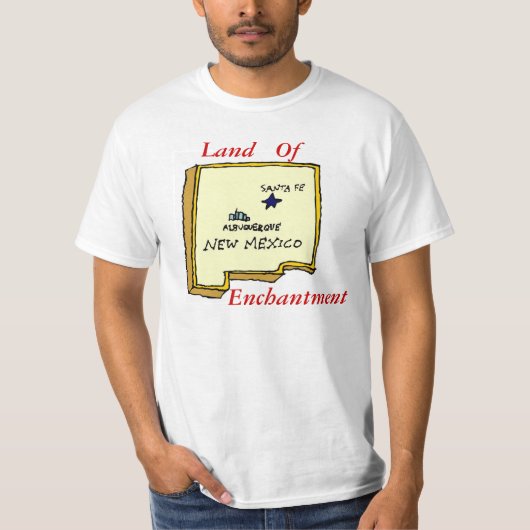 Nieuw Mexico T-shirt (Voorkant)