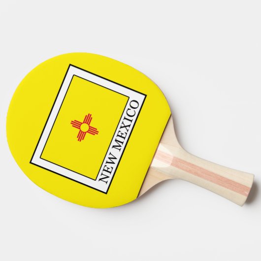 Nieuw Mexico Tafeltennisbatje (Zijkant)